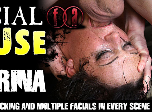 Facial Abuse Destroys Sabrina